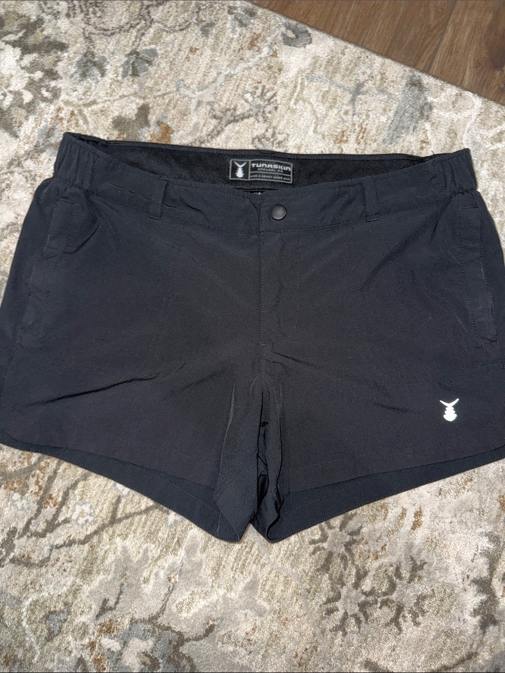 Tunaskin Apparel Black Womens Active Shorts